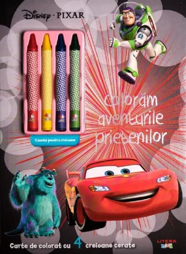 Disney Pixar. Coloram aventurile prietenilor