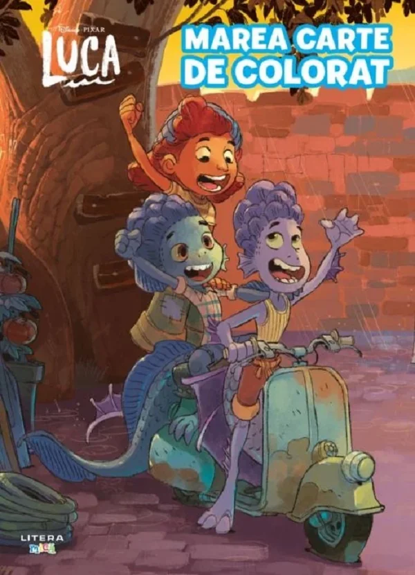 Disney Pixar: Luca. Marea carte de colorat