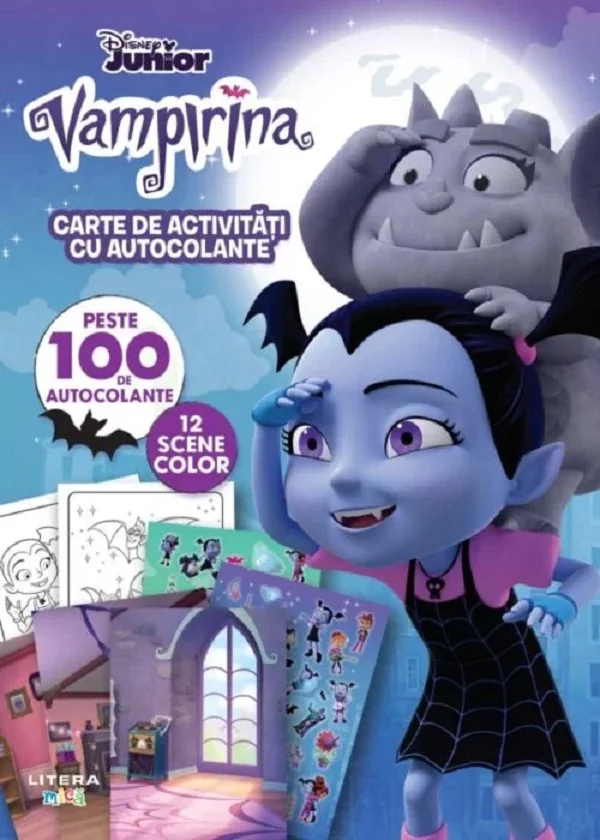 Disney Vampirina. Carte de activitati cu autocolante