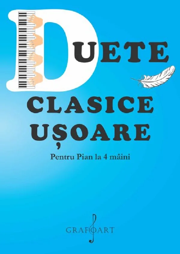 Duete clasice usoare pentru pian la 4 maini