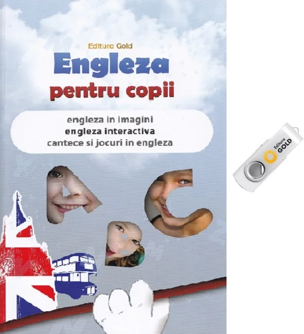 Engleza pentru copii + Stick USB