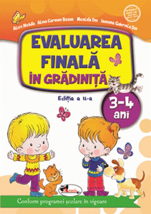 Evaluarea finala in gradinita 3-4 ani - Alice Nichita