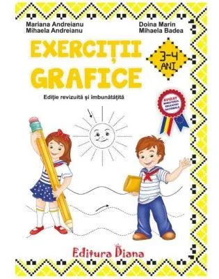 Exercitii grafice 3-4 ani ed.2017 - Mariana Andreianu, Doina Marin