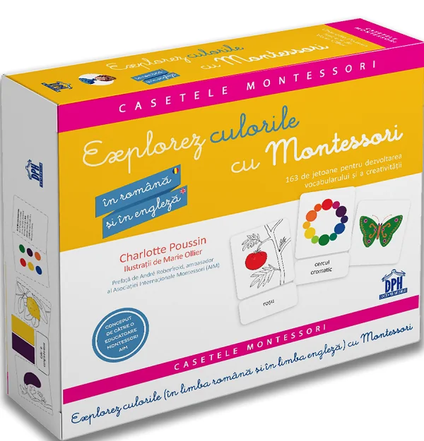 Explorez culorile cu Montessori. 163 de jetoane