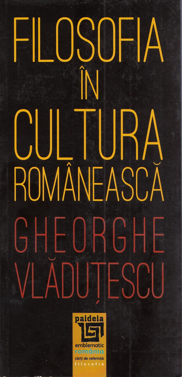 Filosofia in cultura romaneasca