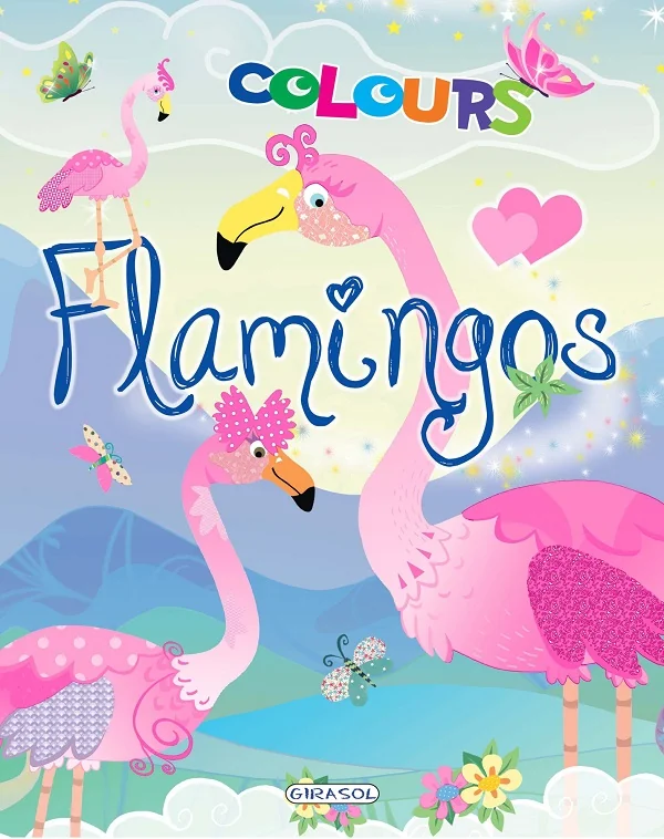 Flamingos colours: Bleu