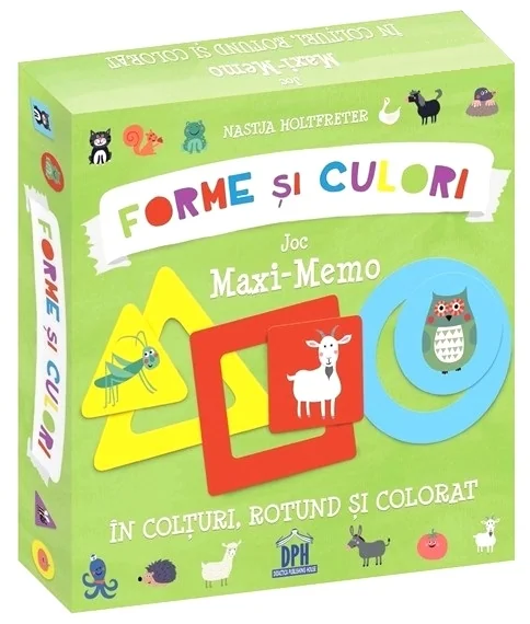 Forme si culori. Joc Maxi-Memo