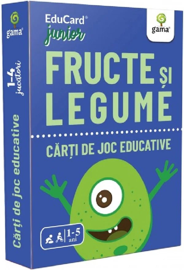 Fructe si legume - Carti de joc educative