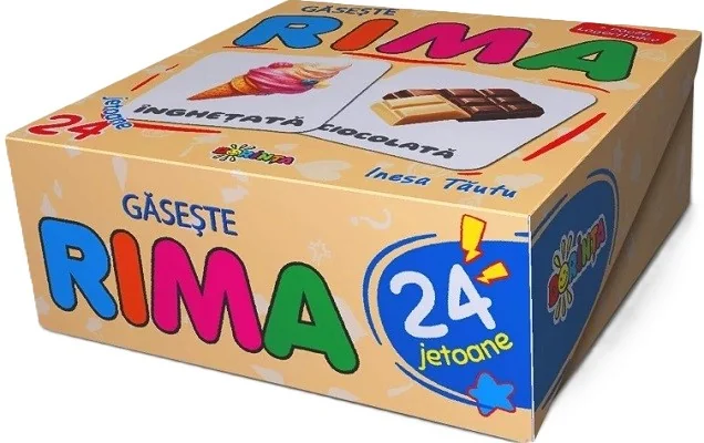 Gaseste rima. 24 jetoane