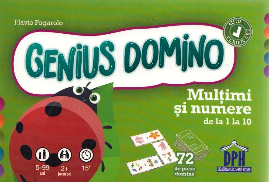 Genius Domino. Multimi si numere de la 1 la 10