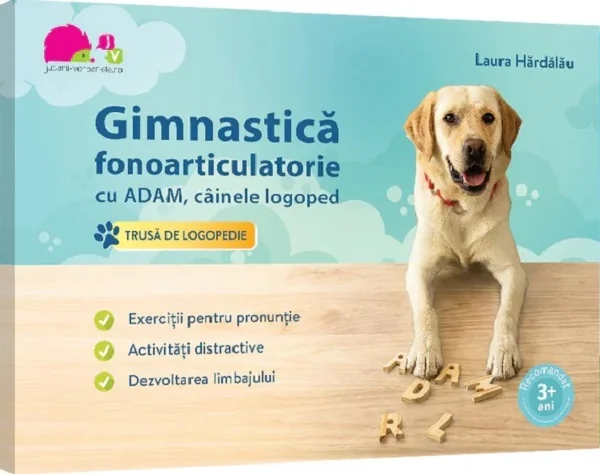 Gimnastica fonoarticulatorie cu Adam, cainele logoped
