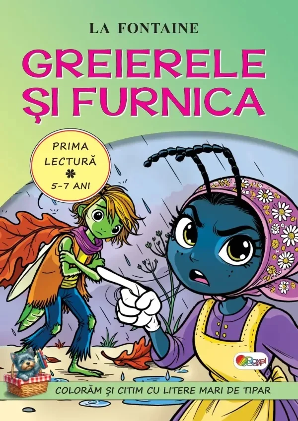 Greierele si furnica. Prima lectura 5-7 ani