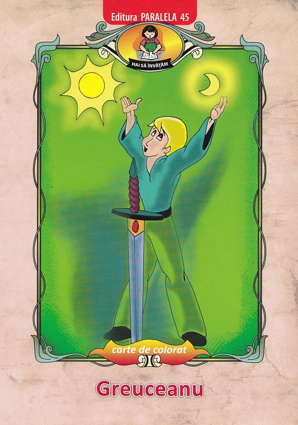 Greuceanu. Carte de colorat