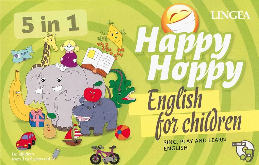 Happy Hoppy, English for children 5 in 1: Sing, play and learn english