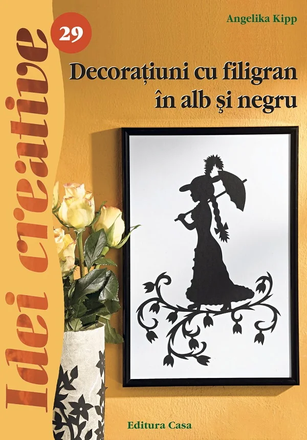 Idei creative 29: Decoratiuni cu filigran in alb si negru