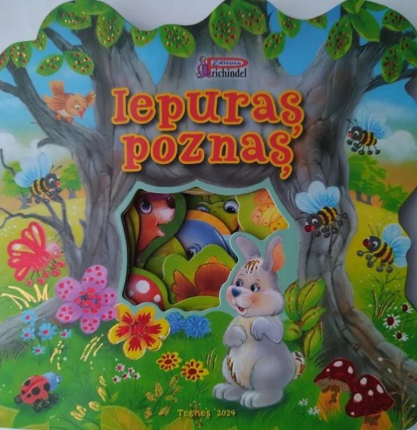 Iepuras poznas. Carte decupata