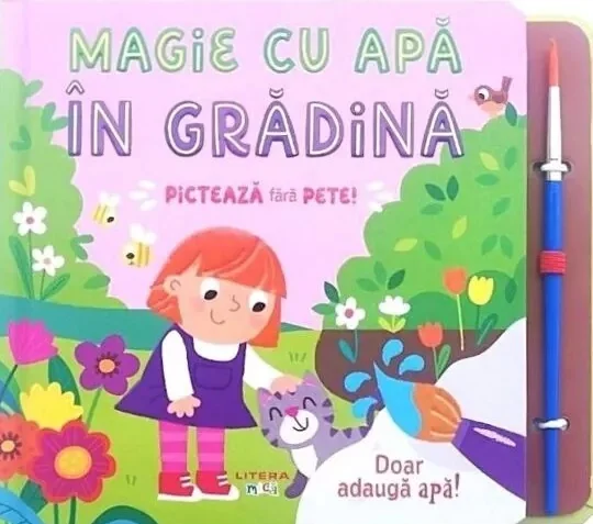 In gradina. Magie cu apa