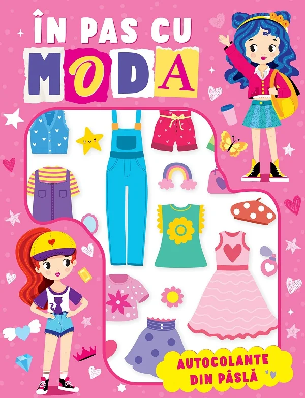 In pas cu moda. Autocolante din pasla