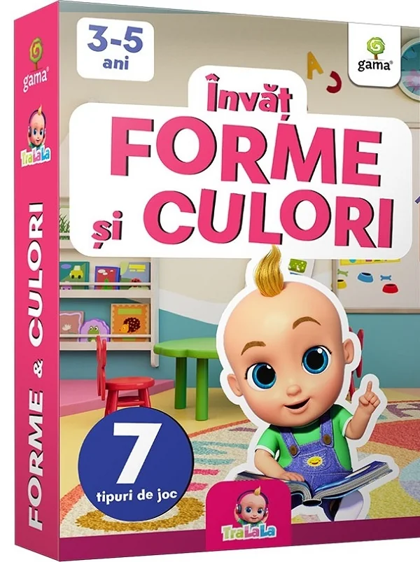 Invat forme si culori 3-5 ani