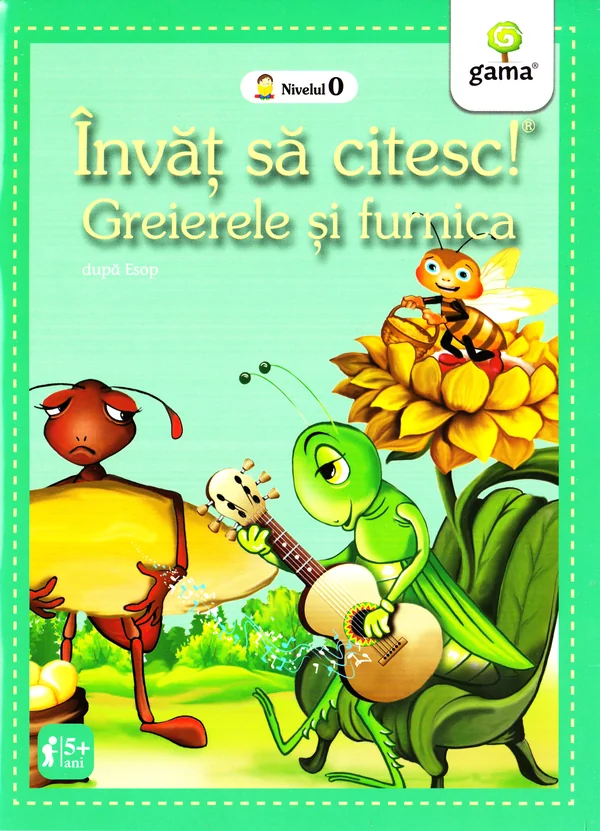 Invat sa citesc! Greierele si furnica
