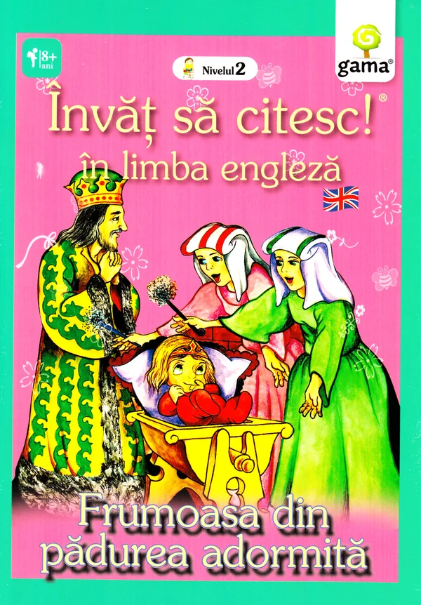 Invat sa citesc! in limba engleza - Frumoasa din Padurea Adormita - Nivelul 2