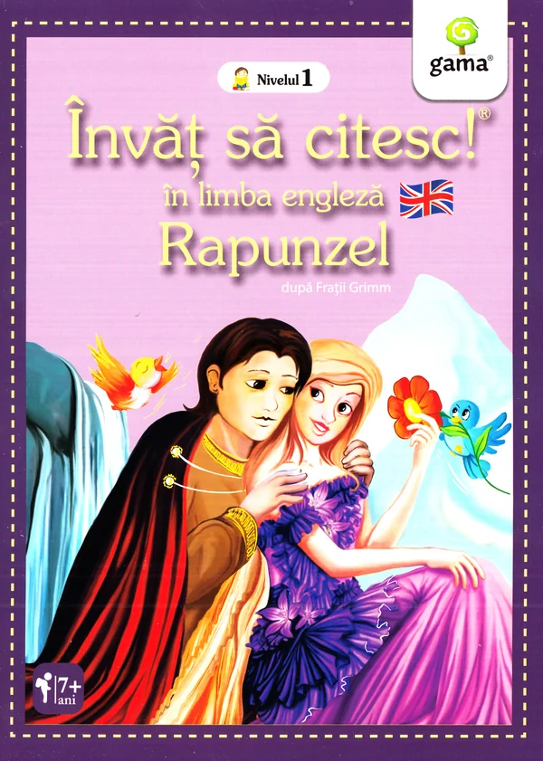 Invat sa citesc in limba engleza - Rapunzel - Nivelul 1