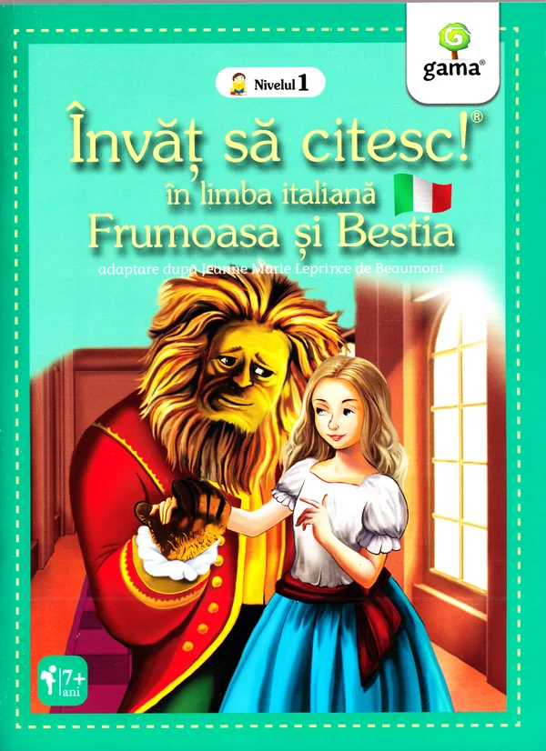 Invat sa citesc! In limba italiana. Frumoasa si bestia. Nivelul 1