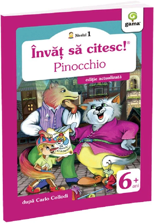 Invat sa citesc! Nivelul 1 Pinocchio