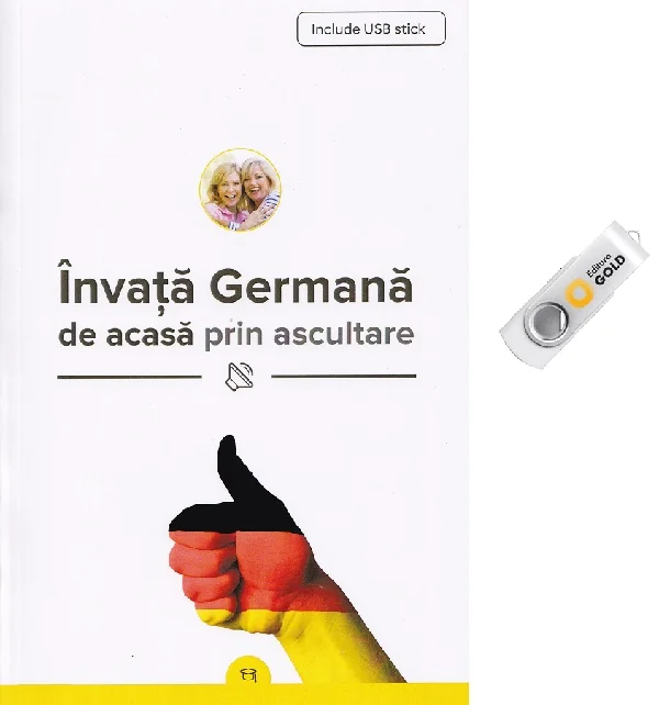 Invata germana de acasa prin ascultare + Stick USB
