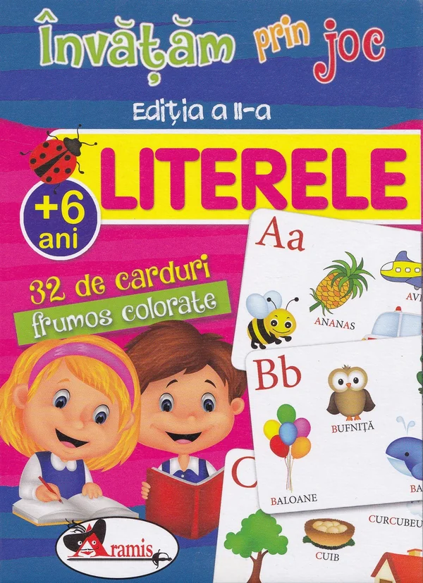 Invatam prin joc - Literele - 32 de carduri
