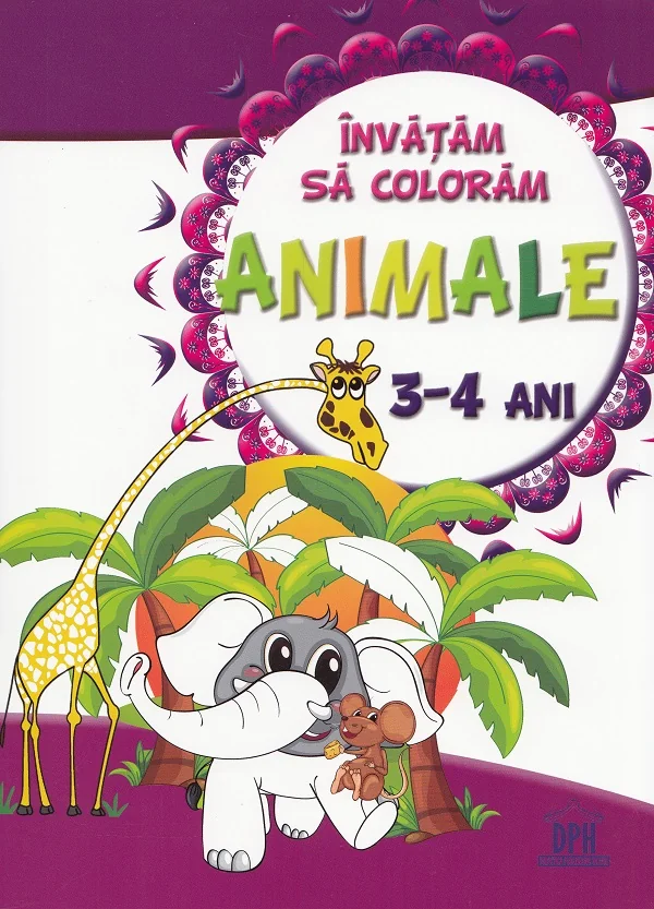 Invatam sa coloram: Animale 3-4 ani