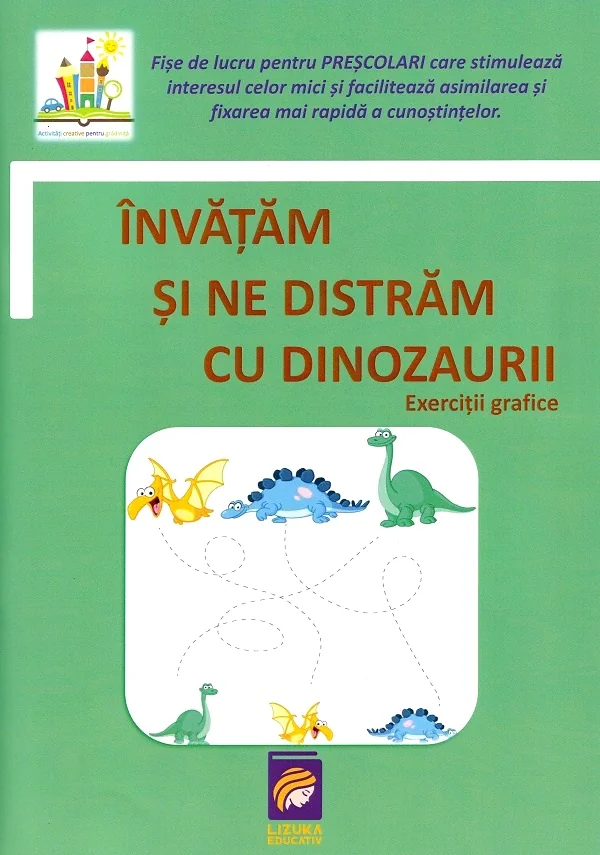 Invatam si ne distram cu dinozaurii. Exercitii grafice