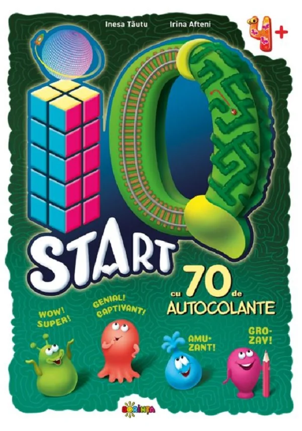 IQ start +4 ani cu 70 autocolante