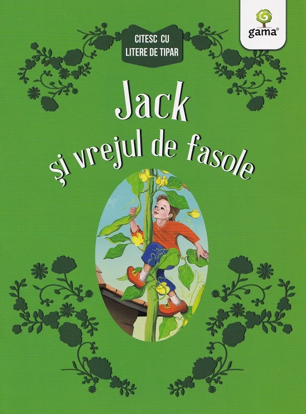 Jack si vrejul de fasole. Citesc cu litere de tipar