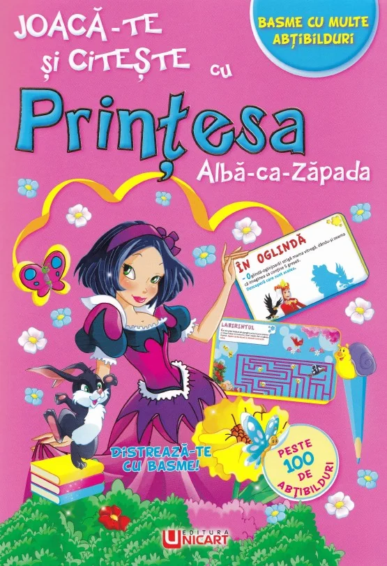 Joaca-te si citeste cu printesa Alba ca Zapada