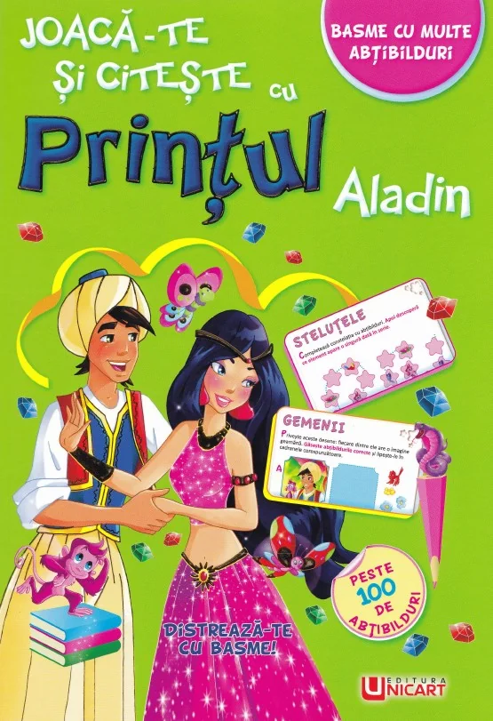 Joaca-te si citeste cu printul Aladin