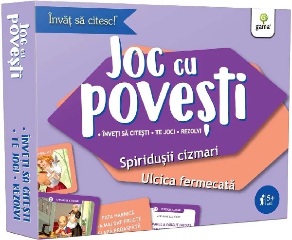 Joc cu povesti: Iepurele si broasca-testoasa. Turtita fermecata 5 ani+
