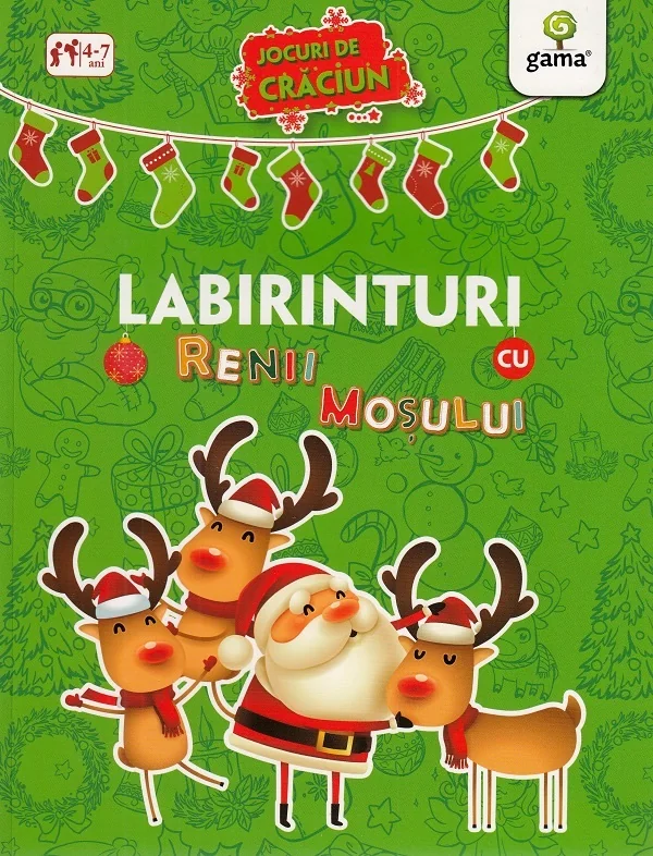 Jocuri de Craciun: Labirinturi cu renii Mosului