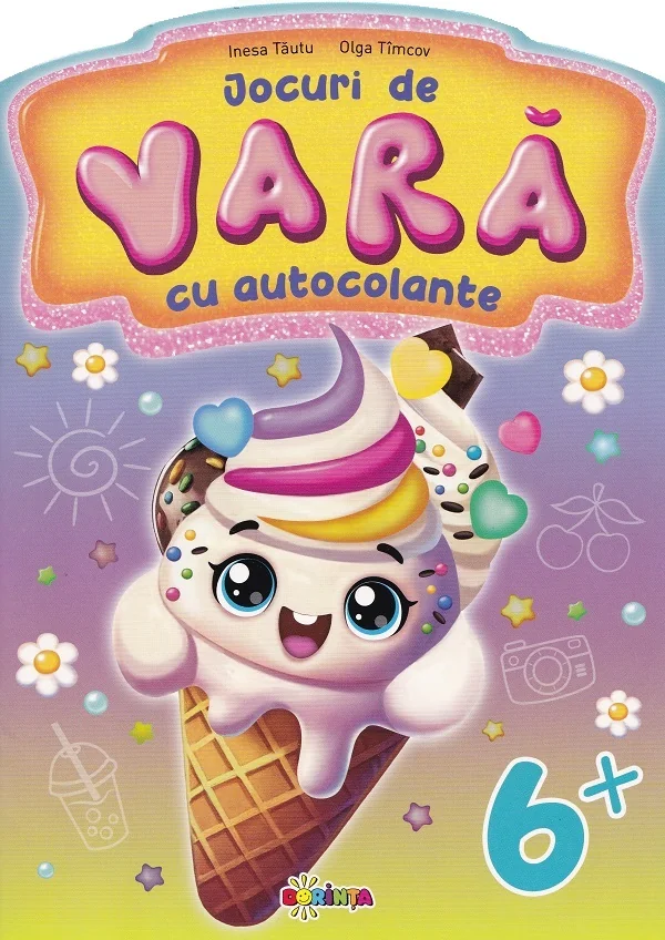 Jocuri de vara cu autocolante 6 ani+