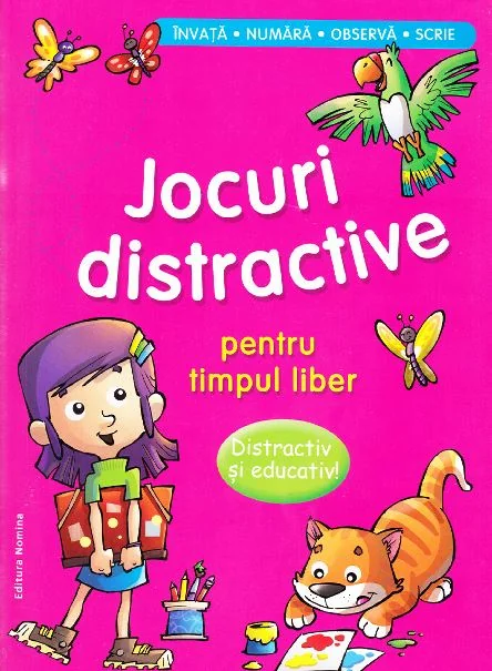 Jocuri distractive pentru timpul liber (roz)