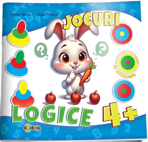 Jocuri logice cu autocolante 4 ani +