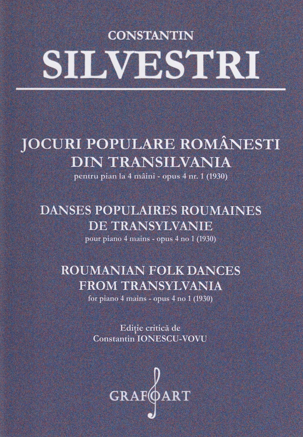 Jocuri populare romanesti din Transilvania pentru Pian la 4 maini Opus 4 Nr.1