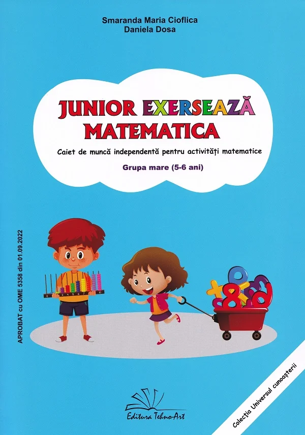 Junior exerseaza matematica. Grupa mare Ed.2025