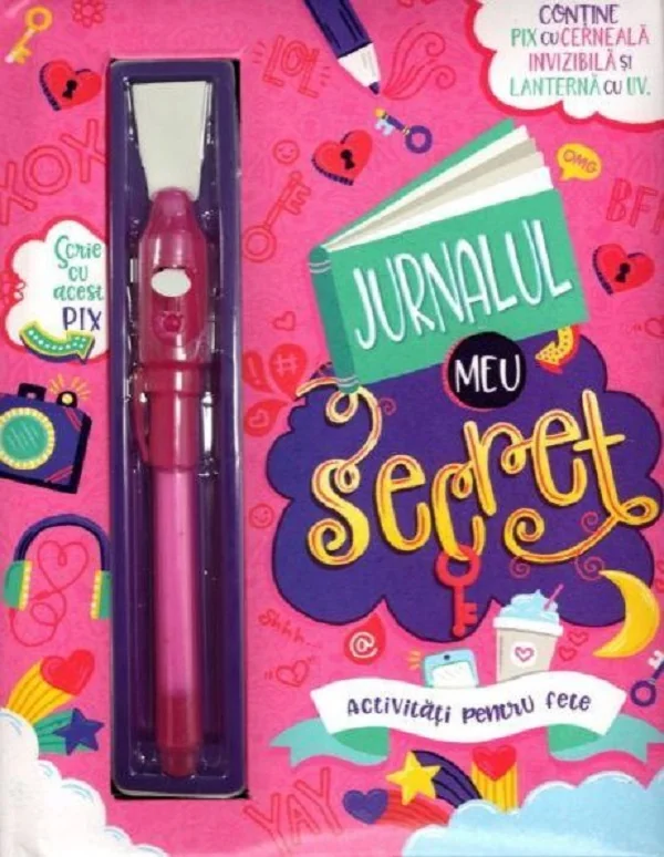 Jurnalul meu secret. Activitati pentru fete
