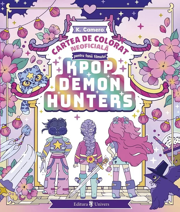 K-Pop Demon Hunters. Cartea de colorat neoficiala