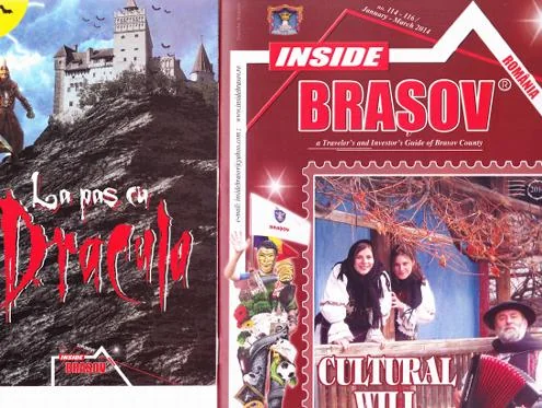 La pas cu Dracula + Revista Inside Brasov
