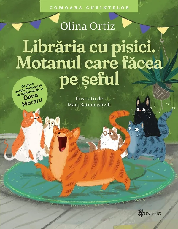 Libraria cu pisici. Motanul care facea pe seful