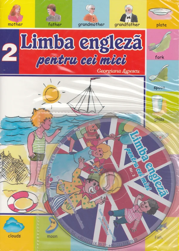 Limba engleza pentru cei mici Vol. 2 + CD