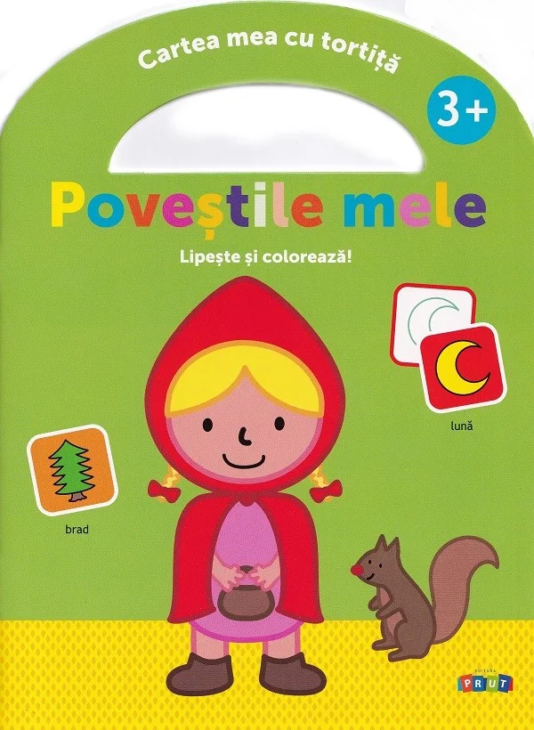Lipeste si coloreaza. Cartea mea cu tortita: Povestile mele 3 ani+