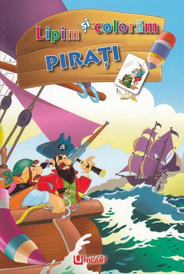 Lipim si coloram: Pirati